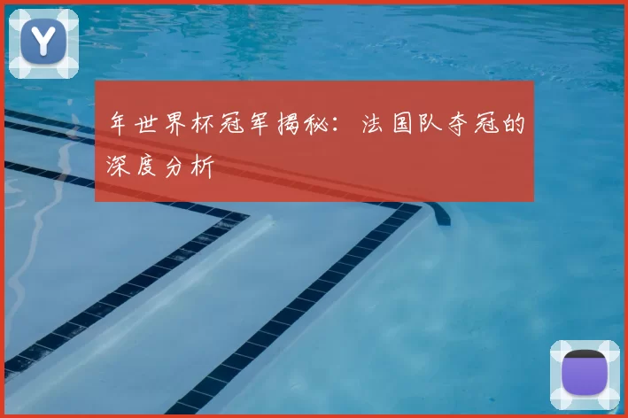 年世界杯冠军揭秘：法国队夺冠的深度分析