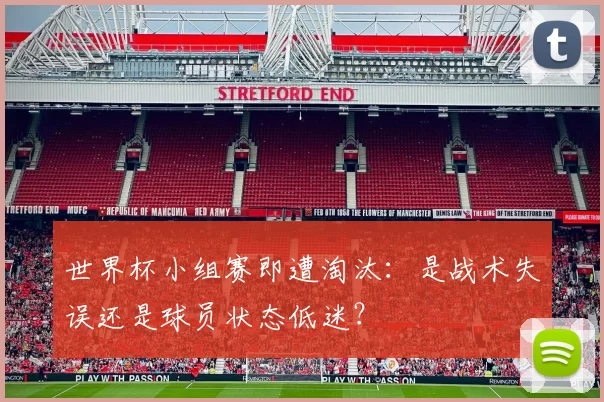 世界杯小组赛即遭淘汰：是战术失误还是球员状态低迷？