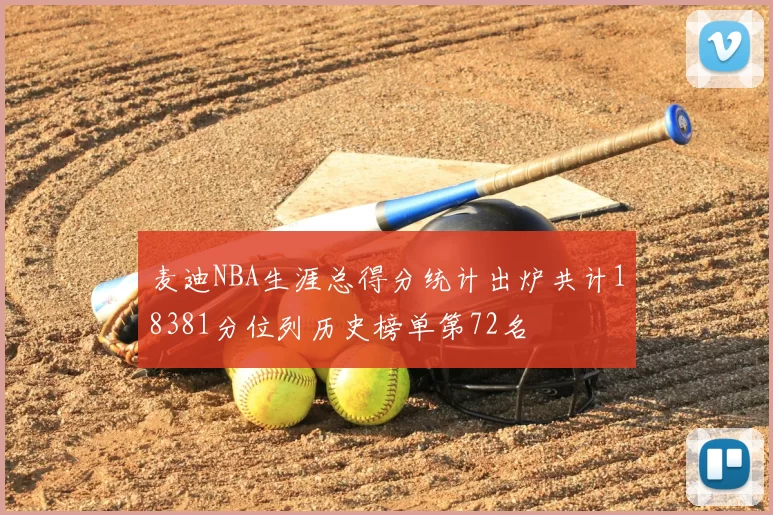 麦迪NBA生涯总得分统计出炉共计18381分位列历史榜单第72名
